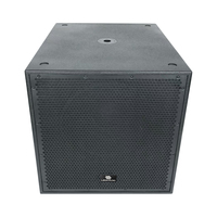 Caisson de basses actif IMPACTO-18AS de 18 pouces avec DSP intégré, 4000 W de puissance de crête, enceinte en contreplaqué, caisson de basses professionnel pour scène