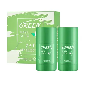 MEIDIAN Facial Clay Mask Stick Cream Tea Masking Stick for Black Heads Private Label Original Deep Cleansing Oil Control Green