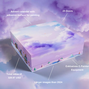 ปฏิทินเพชรสำหรับงานปักเพชร 2025 XXL ลายการ์ตูนพิมพ์แบบสี่เหลี่ยมผืนผ้า ไม่มีกรอบ แบบเจาะกลม - Product Image 3