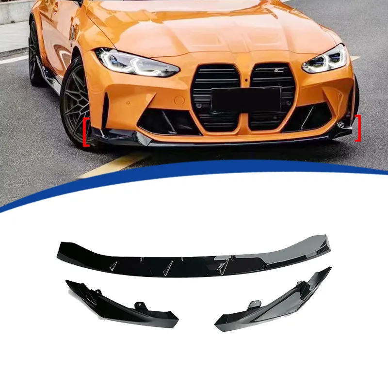 Real ABS MP Stil Frontstoßstange Lippe Spoiler Splitter für BMW M3 M4 G80 G82