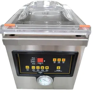 DZ-260 Desktop Food Fish Meat Vegetable Vacuum Sealing Packing Machine Vacuuming Sealer Machine