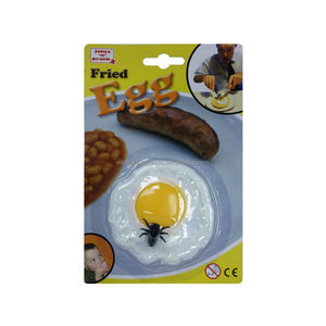 Huevo Frito de Plástico Personalizable con Mosca, Novedoso Regalo de Broma, Certificado EN71, Ecológico, Diseño de Cubo, para Edades de 8 a 13 Años - Product Image 3