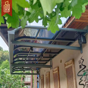 Toldo <span class=keywords><strong>para</strong></span> Exteriores, Protección Solar y contra la Lluvia, <span class=keywords><strong>para</strong></span> <span class=keywords><strong>Casa</strong></span> o Gazebo, Láminas <span class=keywords><strong>de</strong></span> Policarbonato, Cubierta <span class=keywords><strong>de</strong></span> Aluminio - Product Image 4