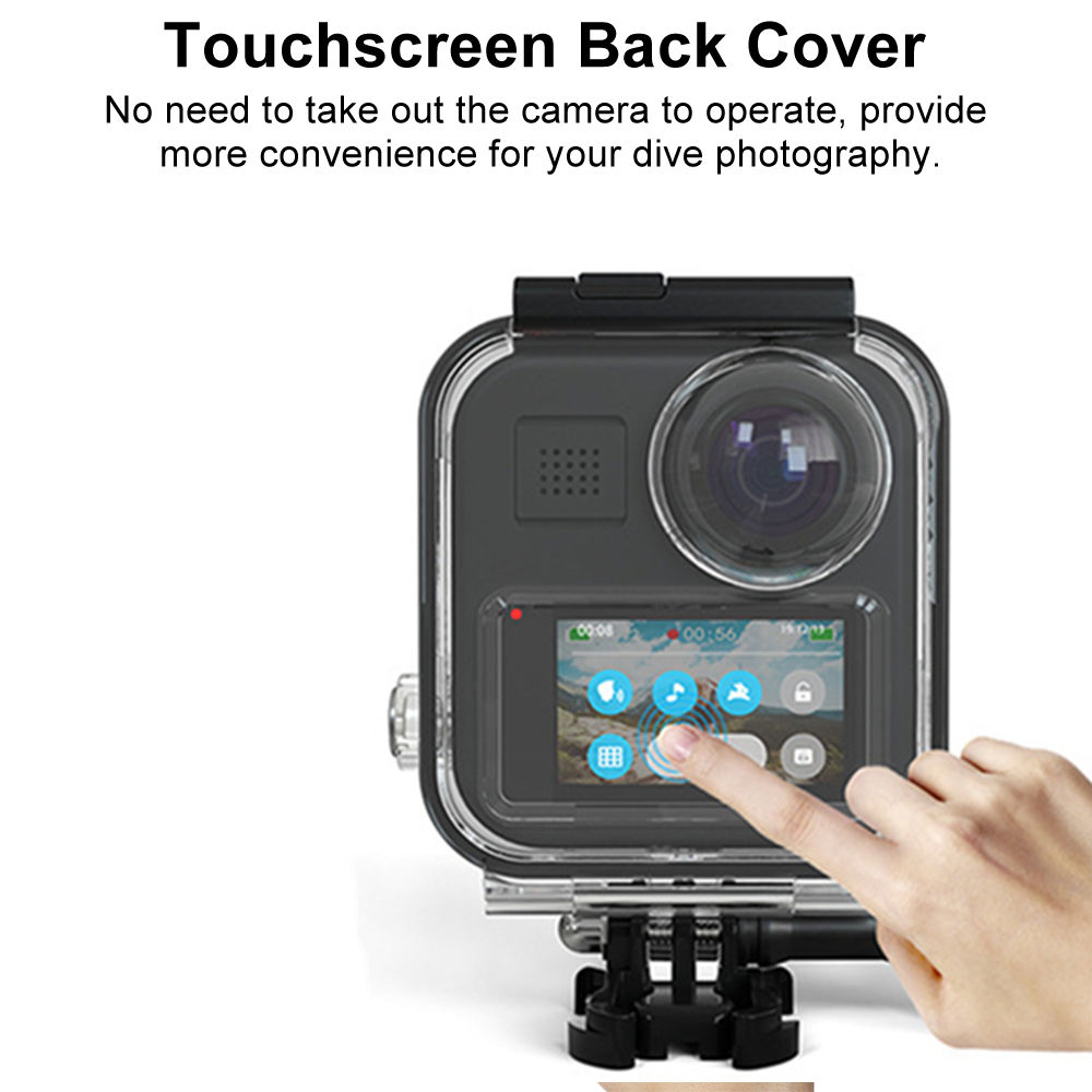 Waterproof Housing Case for Gopro Max Action Camera Diving Protective Shell Accessories