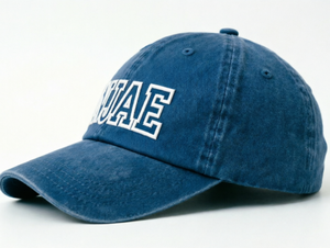 Gorra de Béisbol Azul Bordada, Ajustable con Hebilla Metálica, Gorra Deportiva de Seis Paneles, Gorra de Béisbol para Exteriores, Pesca, Senderismo, Casual - Product Image 3