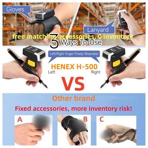 미니 아넬 레오 드 코디고 드 바라스 얼룩말 RS6000 RS5100 스캐너 2D QR 코드 리더 sem Fio e 블루투스 링 스캐너 usb 스캐너 - Product Image 2