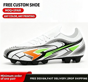 Chaussures de football personnalisées 2026, crampons FG AG avec nom et numéro personnalisables pour hommes, femmes et enfants – Idéales pour les matchs professionnels - Product Image 1