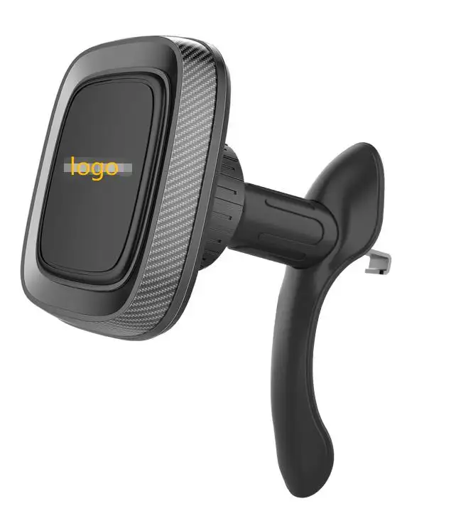 Forma retangular arco ímã stand Metal Hook Design Six Magnetic Phone Holder 360 rotação ajustável Car Air Vent Phone Car M