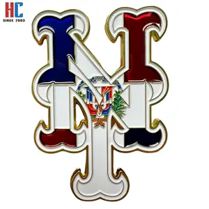 20 Years Factory Custom Dominican Republic Mets Challenge Coin