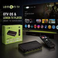 BOXPUT Lemon TV L2 TV Box Android 14.0 H618 4K 5G WIFI6 BT 5.4 GTV OS 1 unidad MOQ Logotipo de marca personalizado Gestión de dispositivos TV CMS Precio