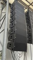Système de sonorisation Line Array W123 CVR à trois voies passif haute performance avec boîtier en bois, puissance de crête de 2400 W, garantie d'un an