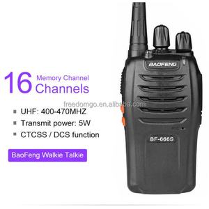 Radio Walkie Talkie Profesional Baofeng Bf-666s, 16 Canales, Portátil, Bidireccional, 5W, 400-470mhz, Negro, Batería de Iones de Litio - Product Image 4