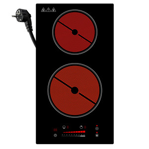 Table de cuisson encastrable <span class=keywords><strong>Domino</strong></span> 3000W avec verrouillage de sécurité - Product Image 1