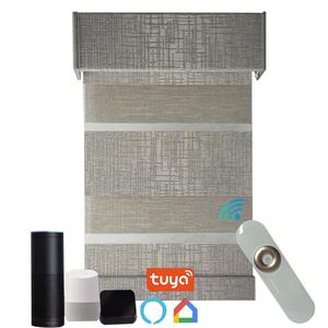 Persianas opacas de cebra terminadas Persianas enrollables motorizadas Persianas manuales de tela Día Noche persianas de ventanas de cebra - Product Image 3