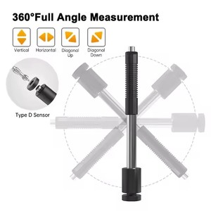 Sndway taşınabilir dijital sertlik test cihazları yüksek hassasiyetli test araçları metre evrensel Durometer demir çelik yazıcı ile SW-6210S - Product Image 5
