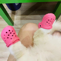 Chaussures pour chiens BunnyHi DDX001, mignonnes, écologiques, résistantes à l'usure, respirantes, colorées, pour petits animaux, chaussures de plage toutes saisons