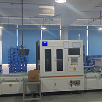 Mesin Laser Pembuat Sel Lithium Ion Pouch Prismatic Semi-Otomatis untuk Lini Perakitan Baterai Silinder Sunlaser 18650