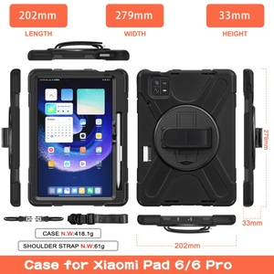 2024 étui pour <span class=keywords><strong>tablette</strong></span> pour enfants pour <span class=keywords><strong>Xiaomi</strong></span> Mi <span class=keywords><strong>Pad</strong></span> 6 / <span class=keywords><strong>Pad</strong></span> 6 Pro avec poignée et béquille antichoc housse de <span class=keywords><strong>Protection</strong></span> complète - Product Image 3