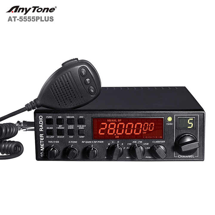 Anytone At5555 Plus Am Fm Ssb Cb Radio / Walkie Talkie High Power 45w