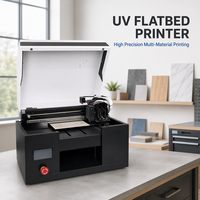 Automatische digitale UV-vlakbedprinter voor gepersonaliseerde telefoonhoesjes, acryl awards, houten reclameborden, printer met directe uitharding