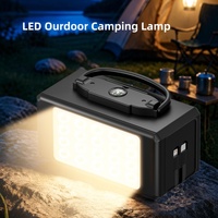 Lampe de poche portable 50000mAh pour le camping, banque d'alimentation solaire 30000mAh à charge rapide avec 2 câbles intégrés