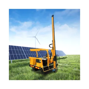 Hydraulische Hamer Hoge Efficiënte Hydraulische Solar Schroefpaal Driver Fotovoltaïsche Hei Machine Voor Zonne-Energie Projectie