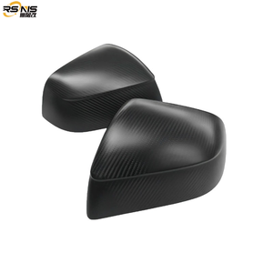 Cubiertas de Espejo Lateral de Fibra de Carbono Seca para Tesla Model 3/Model Y 2014-2024, Tapas de Espejo Retrovisor de 4 Puertas, Kit de Carrocería Exterior - Product Image 1