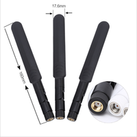 Antenne WiFi double bande 2,4 GHz 5,8 GHz 5 dBi à gain élevé omnidirectionnelle SMA mâle en caoutchouc pliable pour routeur CPE