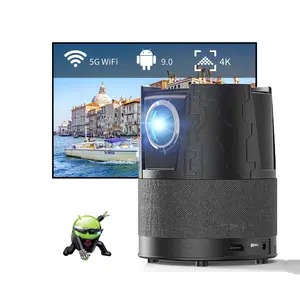 Portabel Kecil Membawa 7500 Lumens Penuh Warna Siang Hari 4K Wifi Drop Pengiriman TV HD Home Theater Proyektor Bluetooth