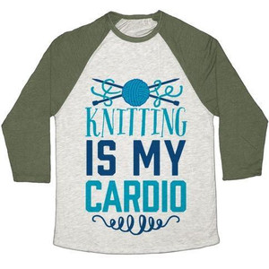 La maglia è la mia maglietta da baseball unisex Tri-Blend per il cardio. - Product Image 5