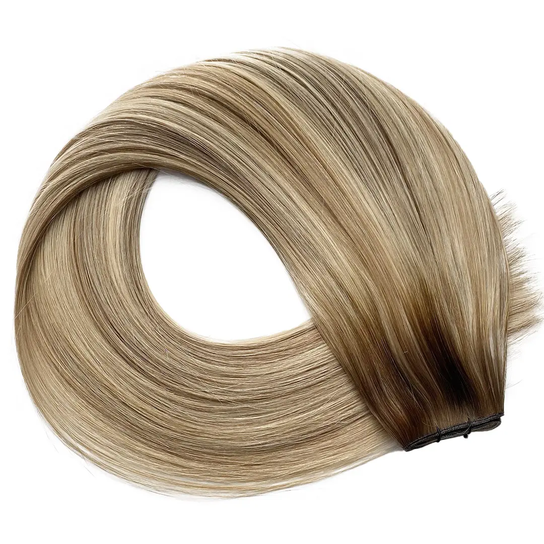 Chất lượng hàng đầu slavic tóc New màu sắc khác nhau trên hai bên ba ngăn xếp Thiên Tài sợi ngang phần mở rộng tóc