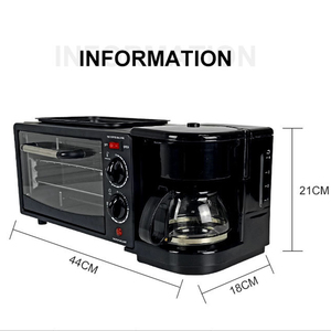 เครื่องทำกาแฟแบบ3-in-1เครื่องทำอาหารเช้าพร้อมเตาอบอเนกประสงค์ความจุสูงส่งตรงจากโรงงาน - Product Image 2