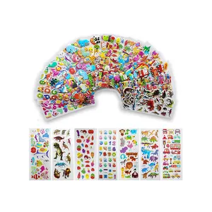 Personalized Kawaii Children Decorative Custom Non-toxic Leave to Trace 3d Gift Puffy <strong>Stickers</strong> for <strong>Kids</strong> - Product Image 1