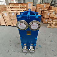 Échangeur de chaleur à plaques industriel à haute efficacité, acier inoxydable 316L, refroidissement liquide, échange thermique BR03M-35 80gpm 1.0MPa