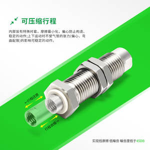 SMC แบบยืดหดได้แรงเสียดทานต่ำภายในตัวยึดสแตนเลสรุ่น ZP3-D1010S 1015SM 1020SM-CJXU0723อะแดปเตอร์ประสิทธิภาพสูง - Product Image 3