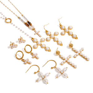 Custom Christian Jewelry 18k PVD Gold Plated Stainless Steel Waterproof Non Tarnish <b>Cross</b> Pendant <b>Necklace</b> <b>Women</b> - Product Image 6