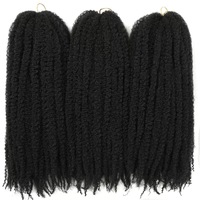 2025 popolare moda 14 pollici Soft Locs vendita calda a buon mercato Crochet dritto Faux Dreadlock dea sintetica Afro Extension per capelli