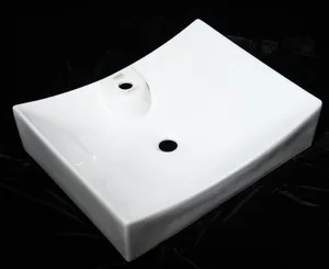 Factory Wholesale Bathroom Sink White Ceramic Under Counter Art Wash Basin