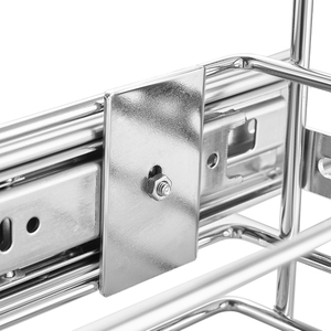Gain <span class=keywords><strong>de</strong></span> place dans la cuisine, étagère à épices, panier en fil d'acier inoxydable extractible - Product Image 2