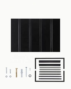 Tenda logam tetap 56X24 inci, kanopi pintu tenda jendela, <span class=keywords><strong>Awning</strong></span> bingkai baja segitiga stabil - Product Image 5