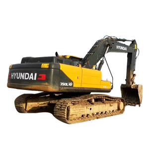 Excavatrice sur chenilles Hyundai 350LVS d'occasion à bas prix, 35 tonnes, pelle hydraulique économique, excellent brise-roche, certifiée CE - Product Image 1
