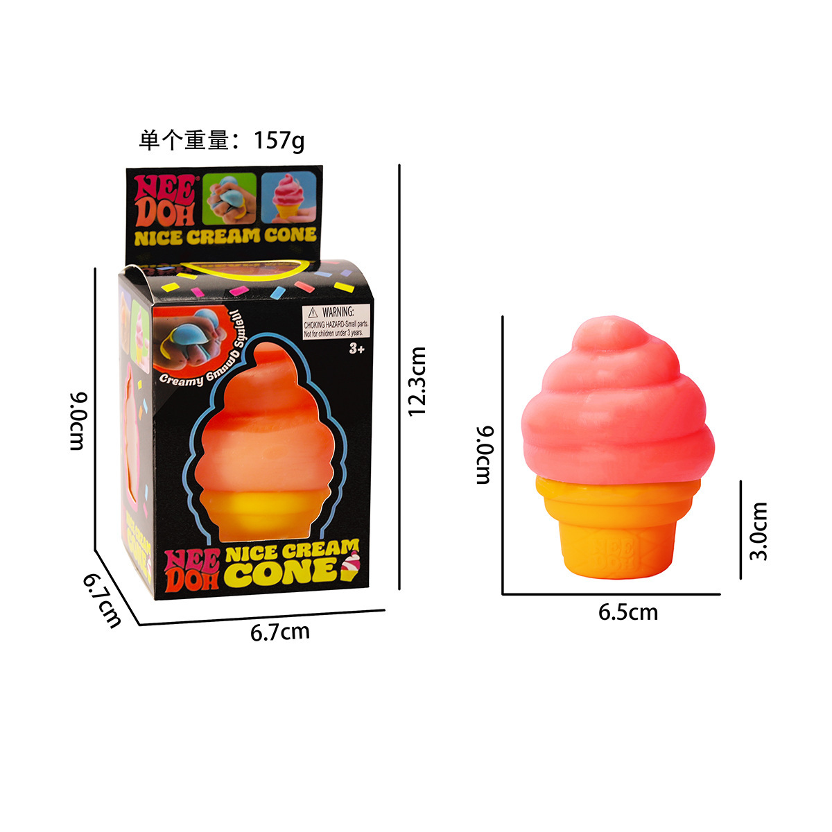 Emballage de boîte TPR pour crème glacée [base PVC, type B]