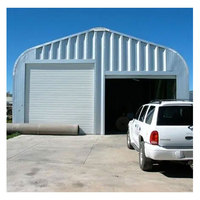 Entrepôt préfabriqué en acier à structure industrielle bon marché pour l'extérieur, garage/abri pour voiture/abri pour voiture