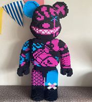 Beruang Bata Mikro Blok Bangunan Moc Perakitan Mini Bricks Bearbrick Blok Bangunan Angka Mainan untuk Hadiah