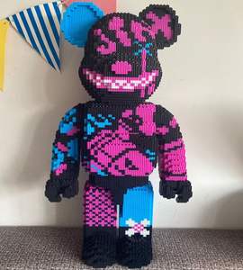 Micro bloques de construcción de oso para niños, <span class=keywords><strong>Mini</strong></span> piezas de montaje Moc, bloques de construcción, figuras de juguetes para regalo - Product Image 3