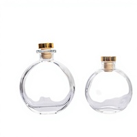 Bouteille en verre de haute qualité pour parfum, diffuseur d'huiles essentielles sans flamme avec bâtonnets en rotin, pour décoration intérieure