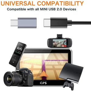 OTG Mini <strong>USB</strong> <strong>Type</strong> <strong>C</strong> <strong>Adapter</strong> 5 Pin Male <strong>USB</strong> Female <strong>Type</strong> <strong>C</strong> Charging Data Transfer Connector GoPro MP3 Camera PC Computer - Product Image 4