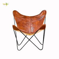 Worthbuy — mobilier classique et moderne avec cadre en fer métal, chaise classique classique modèle BKF à papillon, en cuir, style Vintage, de chine en ligne