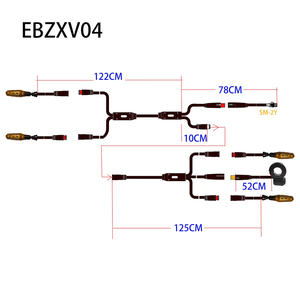 Kit de commutateur de clignotant universel V04 <span class=keywords><strong>12V</strong></span> à 72V à large tension, étanche, à LED, pour vélo électrique/scooter - Product Image 4