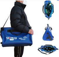 Glacière TOLEE grande capacité 120L, isotherme, en plastique, pliable, étanche, pour extérieur, sac de transport pliable pour aliments, seau à glace, boîte isotherme